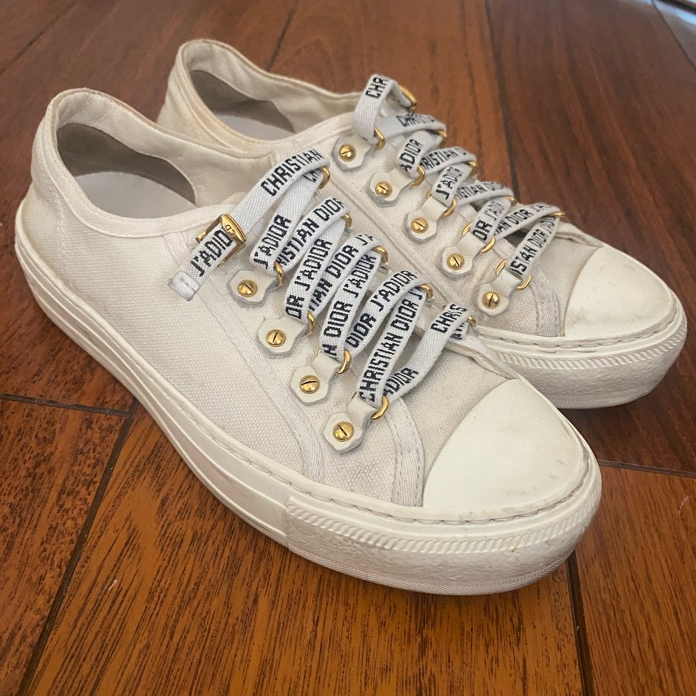 WALK'N'DIOR SNEAKER
White Cotton Canvas